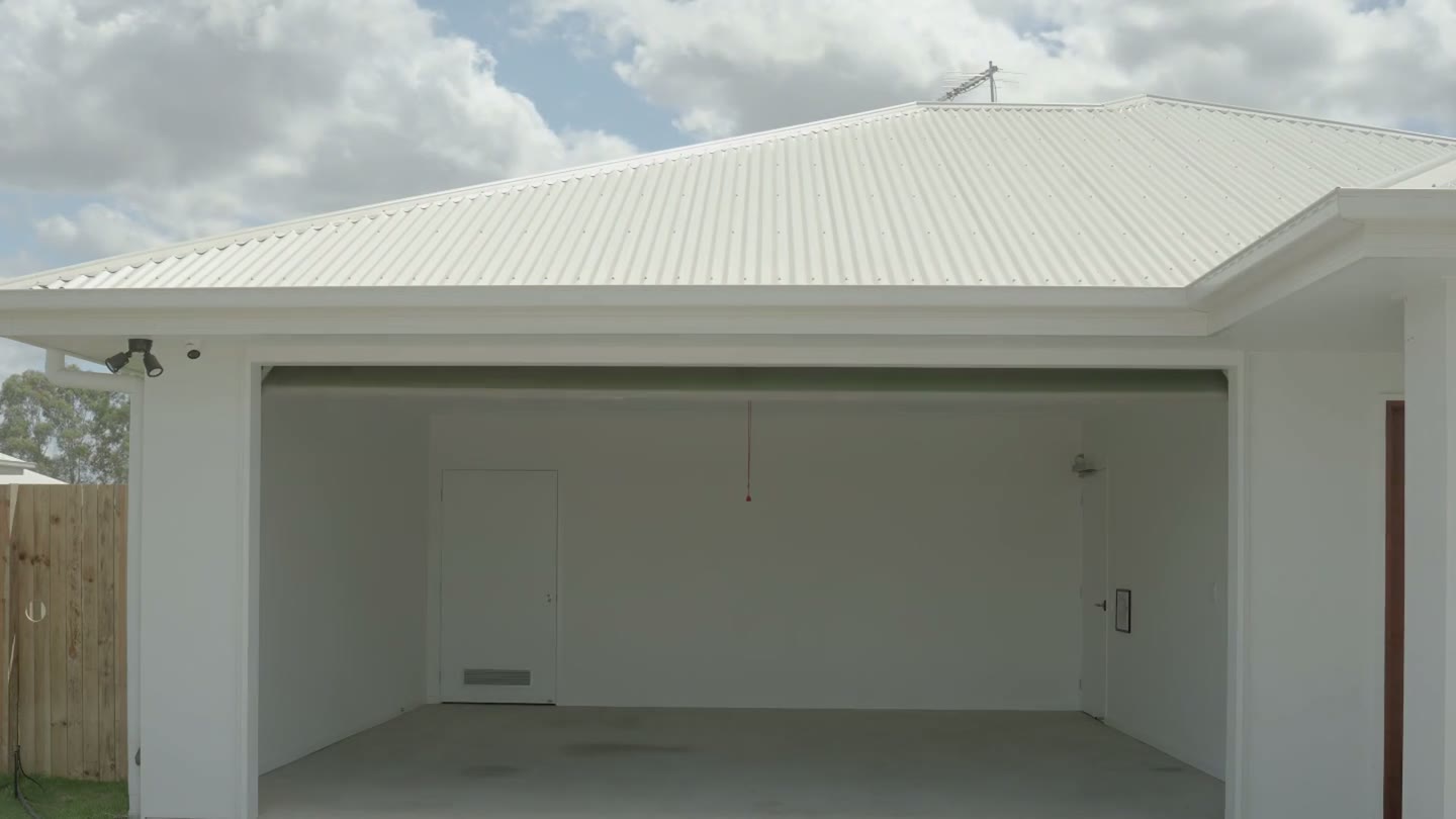 Garage with raised door height
